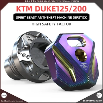 Par KTM 390 anti-theft eļļas līmeņa mērītāju skrūvi modifikāciju, aksesuāri, motociklu HERCOGS 125 / 200 Eļļas, uzskrūvējiet vāciņu, rc390 Naftas aizbāzni