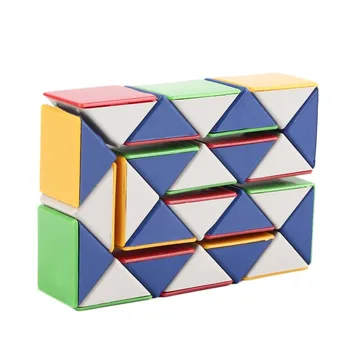 Čūska Burvju 3D Cube Spēle Puzzle Vērpjot Rotaļu Grupa Ceļojumu Ģimenes Bērnu Dāvanu Labu, lai Veicinātu Bērnu Izlūkošanas Ziemassvētku rotaļlieta