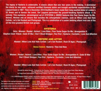 Def Leppard/histērija pie O2 (2CD + DVD)