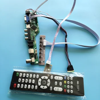 Komplekts LTN173KT03 TV AV Paneļa Ekrāns LCD LED VGA tālvadības 1600X900 USB HDMI 40pin LVDS 17.3