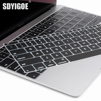 Uzlīmes klēpjdatoru Silikona tastatūra segums macbook pro13 A1708 A1988 Krāsu keyboard case For macbook retina 12inch A1534