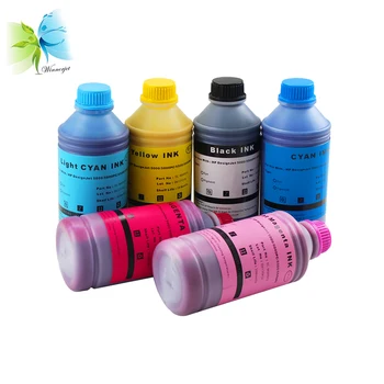 Winnerjet 6Colors*1000ml par HP83 UV pigmenta tintes HP Designjet 5000 5500 5000ps 5500ps printeri