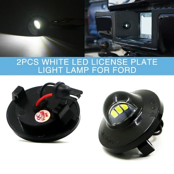 Pcmos 2gab White LED numura zīmju Apgaismojuma Lampiņa Ford Explorer 91-04 Ekspedīcija no 1997. līdz 2002. gadam Automašīnas Dekoratīvās Lampas Piederumi Jaunas
