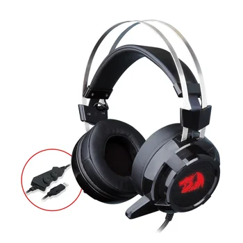 Redragon H301 SIREN2 7.1 USB Spēle Headphone Surround Stereo Vibrācijas Trokšņu Slāpēšanas Spēļu Austiņas, Mikrofonu, Lai PC Gamer