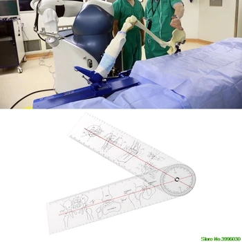 Goniometer Leņķis Medicīnas Valdnieks Noteikumu Kopīgu Ortopēdijas Instrumentu Instrumentu Plastmasas