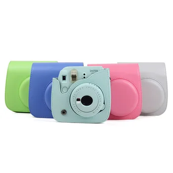Plecu Kameras Soma Aizsardzības Gadījumā, PU pārklājums ar Plecu Siksnu Fujifilm Instax Mini 8/Mini8+ /9 Instant Filmu Kamerām