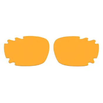 HKUCO Par žokļa kaulu Āzijas Pielāgots Vilkmes Saulesbrilles Nomaiņa Polarizētās Lēcas 2 Pāri - Caurspīdīga & Caurspīdīga Dzeltena