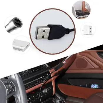 Auto Regulējams USBambient gaismas, salona apgaismojums, Jumta Projektoru Atmosfēru Nakts Zvaigžņu Gaismas Lampa Ziemassvētku auto piederumi