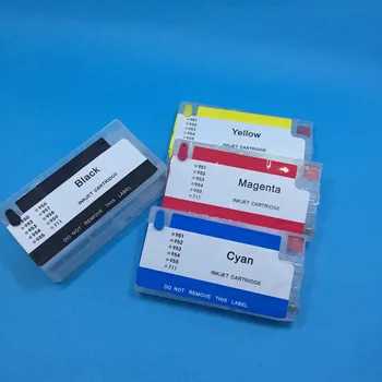 YOTAT Vienu reizi Chip 953 tintes kasetnes HP953 953XL OfficeJet Pro 8702 8710 8720 8730 8728 8715 7740 8210 8218 printeri