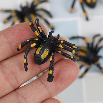5gab Imitācijas Plastmasas Zirnekli, Smieklīgi Joking Rotaļlietas Jaunums Smieklīgi Joks Palaidnība Reāli Aksesuārus Halloween Puse Apdare Dāvanu Šausmu