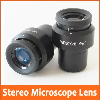 WF30X 8mm Tālummaiņas Regulēšana Lab Stereo Bioloģisko Mikroskopu Augstas Eyepoint Okulāru Optisko Objektīvu ar Montāžas Izmērs 30mm