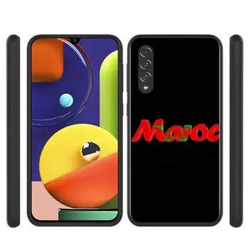 MA Maroc Marokas Karogu Samsung Galaxy A90 5G A80 A70S A70 A60 A50 A50S A40 A30S A20S A20E A20 A2 Core A10 Telefonu Gadījumā