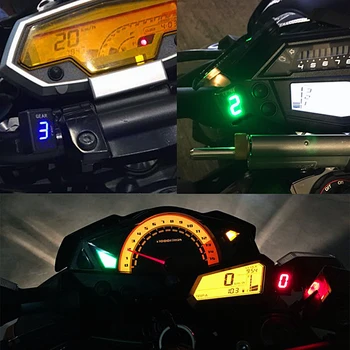 Motociklu LCD Elektronikas 6 Ātrumu 1-6 Līmenī Pārnesumu Indikators Digitālo Rīku Metru Honda XL125V XL700V XL1000V Varadero XL 1000 V