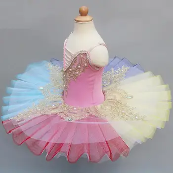 Profesionālā Baleta Tutu Meitene Bērnu Baleta Deju Tērpi Ballerinas Tutu Darbības Drēbes Tutu Romantico Mujer Baleta Kleitu