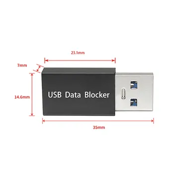 Universālo USB Datu Bloķētājs Defender Aizsargā Tālruni, Tabletes No Valsts Uzlādes Stacijām Hack Pierādījumu Mobilo Telefonu Pārveidotāji