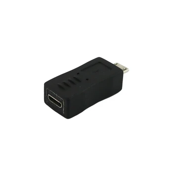 5x Micro USB 5Pin Vīriešu Micro 5-Pin Female Ligzda Vīriešu /Sieviešu Pagarināšanu Pārveidotāja Adapteris Melns Taisni