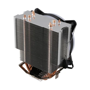 KARSTI DELEFUN CPU Cooler 4 Dzidri Copper12cm Siltuma Caurules, Dzesēšanas Torņa Dzesēšanas Sistēma 12cmCPU Dzesēšanas Ventilatoru CPU Radiatoru ForAMD