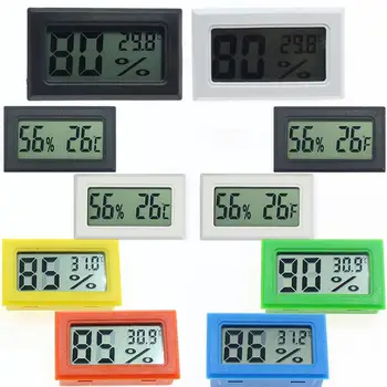 Mini Digitālo LCD Ērta Temperatūras Sensors Mitruma Mērītājs Iekštelpu Higrometru Portatīvo Platums Sensors Ledusskapis Termometrs