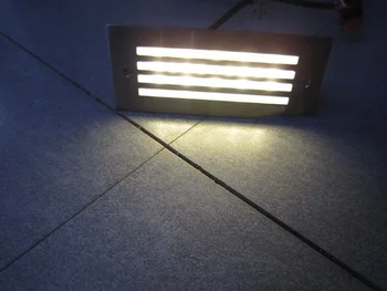 5gab 3W LED Dekoratīvās Kāpņu zemapmetuma Stūra LED prožektora zālienu Gaismas footlight ūdensizturīgs Pazemes lampas AC110V 220V DC12V