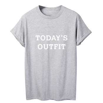 ONSEME Burtiem drukāt Šodienas Apģērbs, t krekls sievietēm Cēloņu Streetwear Topi Vasaras New Tee Kreklu Ērti Sieviešu t-krekls Q-254