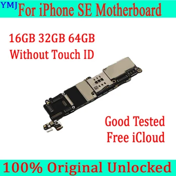 Wiht pilna mikroshēmas iphone 5SE SE Oriģināls atbloķēt Mātesplati ar/ Bez Touch ID Tīru iCloud iphone SE Loģika valdes 16GB 32
