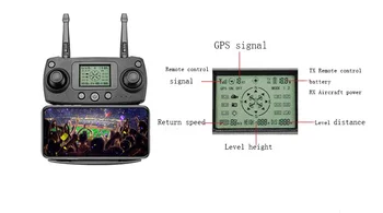 2.4 G UN 5 G WiFi FPV locīšanas Profesionālās RC Dūkoņa Brushless GPS Pozicionēšanas Augstums Turiet 1080P Kamera un 720P Kameru izvēlēties