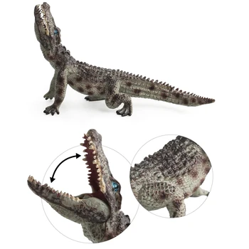 Reāli Rāpuļu, Dzīvnieku Krokodils Lelle PVC Darbības Rādītāji Izglītību Bērniem Rotaļlietas Okeāna Jūras Kolekcija Dāvanu