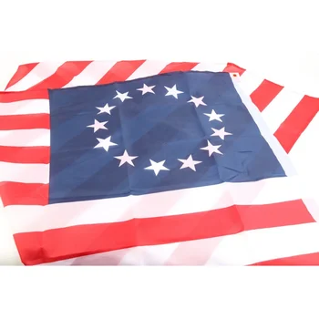 Amerikāņu Betsy Ross Karoga 13 Star ASV Vēsturisko ASV Amerikāņu Karogu Poliestera ASV Sloksnes Banner Mājas Apdare Karogu
