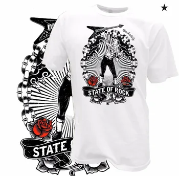Jauns Vīriešu T-Krekls Vīriešiem Vasarā Gadījuma Rockabilly 50Er 50 Jahre IR Retro Vintage Rock N Roll Galvaskausa Tetovējums 1346Funny T Krekls