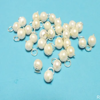 Vairumtirdzniecības 200PCS 10mm Balta AA+ Kvalitātes Zaudēt Kārtas saldūdens pērles, krelles vilināt chrams