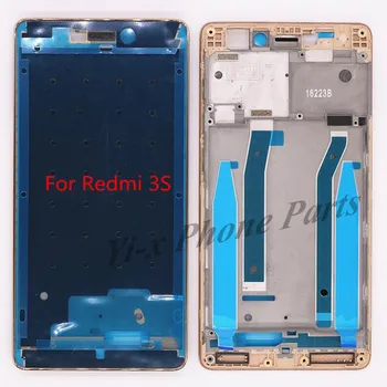 1gb Jaunu Priekšējo Bezel Mājokļu LCD Panelis Rāmis Xiaomi Redmi 3 3s Faceplate Vidējo Mājokļu Remonta Daļas
