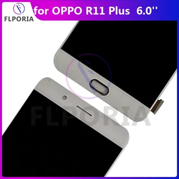 Original LCD OPPO R11 Plus LCD Ekrāna LCD Displejs R11Plus Touch Screen Digitizer LCD Montāža Tālrunis Nomaiņa Pārbaudīta