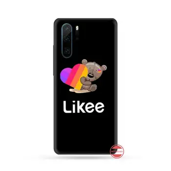 Modes Likee kaķis lācis mīlestību sirdī Telefonu Gadījumā Apvalka Huawei P9 P10 P20 P30 Pro Lite smart Palīgs 10 Lite 20 Y5 Y6 Y7 2018 2019