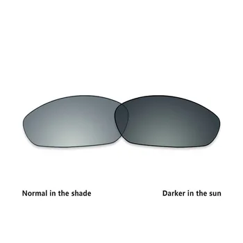 ToughAsNails Polarizētās Lēcas Nomaiņa, lai Oakley Whisker Saulesbrilles Photochromic Pelēka Krāsa (Tikai Objektīvs)
