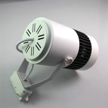 6pieces Ar CREE LED 20W griestu dziesmu LED prožektors 30W LED dzelzceļa gaismas lampa 85 265V 30W COB LED gaismas ceļa 20W