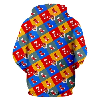 CJLM Karstā Pārdošana Jaunu Vīriešu 3D Drukāts Apģērbu Ziemassvētku Zeķes Un Dāvanu Kastes Radošo Dimanta Cilvēks, Ziemas Hoodies