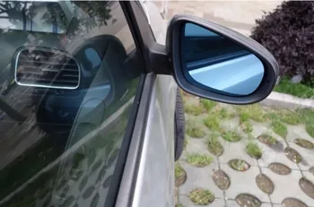 LED apkures Aizmugures sānu pagrieziena signāla zilā izliekuma defog žilbinošas atpakaļskata spogulī, VW GOLF 6 MK6 2008. - 2012. gadam golf 7 MK7 2013. - 2017. gadam