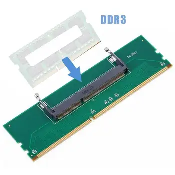 Ddr3 Ram Atmiņas Pieslēgvietas Adapteris So-dimm Klēpjdatoru Dimm For Laptop Adapteris Desktop Jaunu Ram, Lai Uz Desktop Ddr3