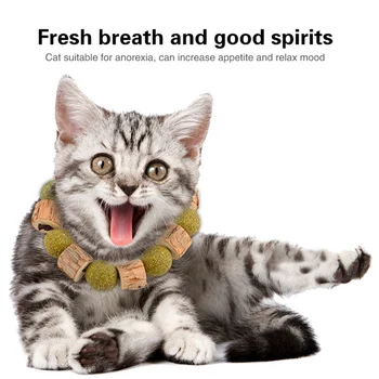 Kaklarota Veidota Kaķis Košļāt Rotaļlietas Catnip Silvervine String Pet Interaktīvos Materiālus Kaķēns Kaķis Rotaļlietas Zobu Tīrīšanas