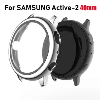 40mm Ekrāna Aizsargs, Mīksts Gadījumā Vāciņš Samsung Galaxy Skatīties Active 2 All-inclusive Galvanizācijas DATORU Aizsardzības Gadījumā, Shell