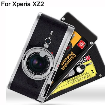 Modes telefonu gadījumā Sony Xperia XZ2 lietu vāku Retro karikatūra mīksto aizmugurējo vāciņu Sony Xperia XZ 2 korpusa vāciņu gadījumos