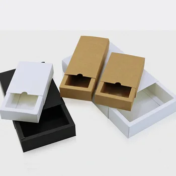 20 uzstādīt Kraft Papīra atvilktnē organizators box glabāšanas Labu dāvanu kastē kāzu kartona kastē, uz rotaļlietas Iepakojuma Grupa Bomboniere Kaste