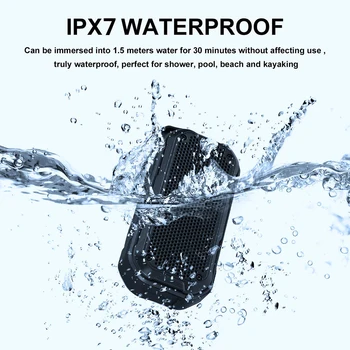 Bezvadu Portatīvo Bluetooth Skaļruni, Atbalsta TF/SD atmiņas Kartes Bluetooth 5.0 Skaļrunis Ūdensizturīgs Mini Stereo Āra brīvroku Skaļrunis
