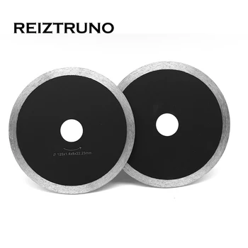 REIZTRUNO 5 collu Super-Plānas turbo dimanta asmeņi keramikas Flīzes marmors griešanas diska loka Cirkulāro Zāģu 8mm Segmentos mitrā lietošana