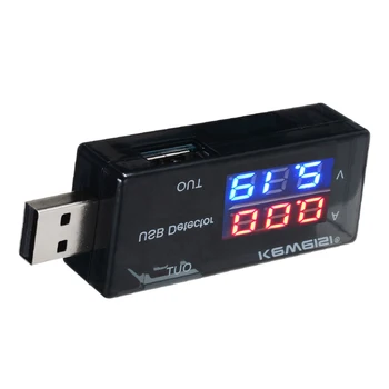 1pc USB Lādētāju, Ārsts Voltmetrs Ammeter Strāvas Sprieguma Detektors Akumulatoru Augsta Qualtiy Sprieguma Metru LED Ciparu