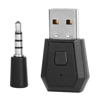 USB Bluetooth Austiņu Adapteris 3,5 mm Bezvadu Skaņas Uztvērējs Adapteris priekš PS4 Konsoli Gamepad Kontrolieris Piederumi