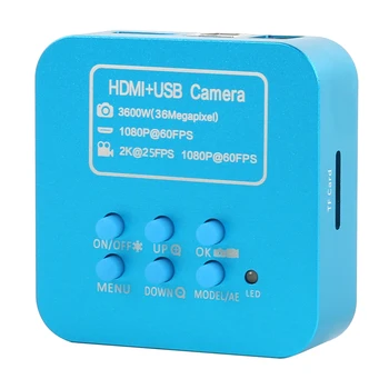 36MP 4K HDMI USB Digitālā Fotokamera Vienlaicīgi Fokusa 3.5-90X Tālummaiņas Trinokulara Stereo Mikroskopu 0.5X1X2X Barlow Lēca Par PCB Lodēt Remonts