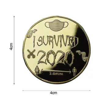 2020 Apgādnieka Metāla Emblēma Piemiņas Monētu Kolekcionējamus Suvenīru Kolekcija