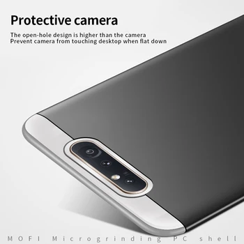 Samsung A80 Gadījumā Samsung Galaxy A90 Lietu Vāku Grūti Aizsardzības Black Capas MOFi Oriģinālā Galaxy A80 Aizmugurējo Vāciņu A90 6.7