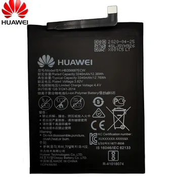 Hua Wei Sākotnējā Tālruņa Akumulatora HB356687ECW Par Huawei Nova 2 plus / Nova 2i / G10 / Mate 10 Lite 3340mAh Rezerves Baterijas